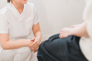 施術者が女性だから安心